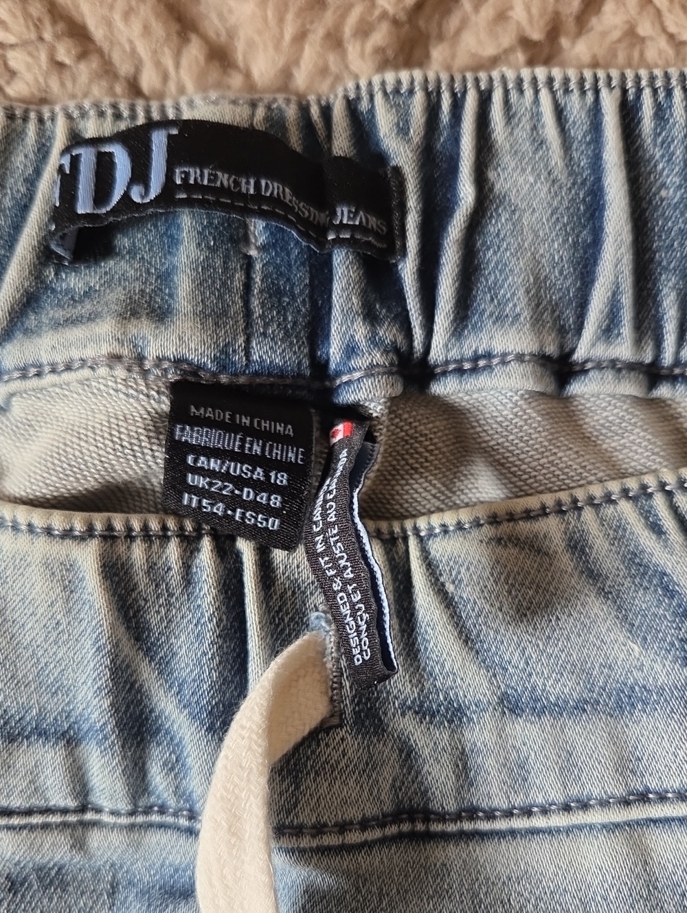 FDJ French Dressing Light Denim Tapered Leg Jeans